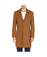 Фото #1 товара Men's Tailored Wool Blend Notch Collar Wool Blend Walker Car Coat