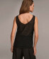 Фото #2 товара Women's Sequined Knit Tank Top
