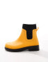 ASOS DESIGN chelsea wellington boot in orange