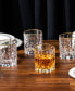 Marilyn Gold-Tone Double Old Fashion (DOF) Tumblers, Set of 4