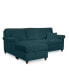 Фото #3 товара Lidia 82" Fabric 2-Pc. Reversible Chaise Sectional Sofa with Storage Ottoman - Custom Colors, Created for Macy's