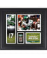 Фото #1 товара Garrett Wilson New York Jets Framed 15'' x 17'' x 1'' Player Collage with a Piece of Game-Used Ball