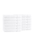 Admiral Bath Towels (12 Pack), 24x50 in., Cotton Poly Blend, White Белый, Bath Towels - фото #1