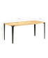 Фото #3 товара Dining Table 63"x31.5"x29.9" Solid Mango Wood