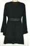 Raviya 262562 Women's Crochet Tunic Dress Swim Cover Up Black Size Large