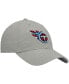 Фото #4 товара Men's Gray Tennessee Titans Clean Up Adjustable Hat