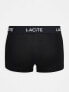 Фото #3 товара Lacoste essentials 5 pack trunks in black