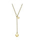 ფოტო #1 პროდუქტის 14K Gold Plated Y Neck Necklace