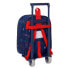 SAFTA Mini With Wheels Spider-Man Neon Backpack