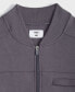 Фото #6 товара Men's Regular-Fit Full-Zip Track Jacket, Created for Macy's