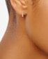 ფოტო #2 პროდუქტის Diamond Hoop Earrings (1/2 ct. t.w.) in 14k Gold