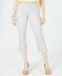 Фото #1 товара Style & Co Women's Curvy Cuffed Capri Jeans Bright White 6