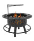 Фото #2 товара Ultimate Fire Pit Warmth, Grilling, and Convenient Storage