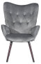 Фото #5 товара Flügelstuhl KAS KD VELVET GREY