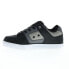 Фото #10 товара DC Pure 300660-KWA Mens Black Leather Lace Up Skate Inspired Sneakers Shoes