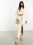 Фото #1 товара Vila borg teddy coat in cream