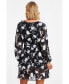Фото #3 товара Платье женское QUIZ с длинным рукавом и принтом "Флора"