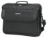 Manhattan Cambridge Laptop Bag 17.3" - Clamshell Design - Black - LOW COST - Accessories Pocket - Document Compartment on Back - Shoulder Strap (removable) - Equivalent to Targus CN418EU - Notebook Case - Three Year Warranty - Briefcase - 43.9 cm (17.3") - Shoulder