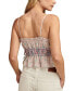 Women's Sugar Magnolia Cotton Tank Top Pearled Ivory Multi, XS - фото #2