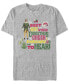 Фото #1 товара Men's Elf Sing Cheer Short Sleeve T-shirt