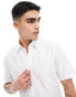 BOSS Orange Rash short sleeve shirt in white 100 – Weiß, XS - фото #1