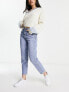 Фото #1 товара Stradivarius mom fit vintage jean in light wash