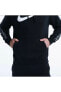 Sportswear Repeat Fleece Erkek Siyah Kapüşonlu Sweatshirt