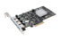 Фото #1 товара Exsys EX-12004-2 - PCIe - USB 3.2 Gen 2 (3.1 Gen 2) - Black - 10 Gbit/s - 0.9 A