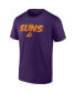 Фото #3 товара Men's Purple Phoenix Suns On Fire Hometown Collection T-shirt