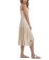 Women's Cotton Crochet Sleeveless Cover-Up Dress