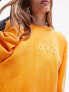 Topshop co-ord graphic New York sweat in orange Оранжевый, S - фото #8