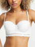 Фото #1 товара Dorina Colette lace strapless multiway longline bra in white