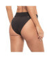 Women's Lace Overlay High Cut Banded Bikini Bottom