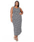 Фото #1 товара Plus Size Sarai Sleeveless Maxi Dress