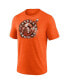 Фото #3 товара Men's Heathered Orange Cleveland Browns Tri-Blend Sporting Chance T-shirt