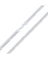 ფოტო #2 პროდუქტის Slender 3.5 MM Flat Omega Snake Flexible Herringbone Choker Collar Necklace For Women .925 Sterling Silver 16 Inch