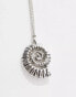 Фото #2 товара Faded Future shell long necklace in silver