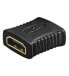 Фото #1 товара Переходник HDMI Wentronic с позолоченными контактами, HDMI Type-A - HDMI Type-A, черного цвета