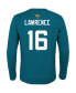 Фото #4 товара Big Boys Trevor Lawrence Teal Jacksonville Jaguars Mainliner Player Name and Number Long Sleeve T-shirt