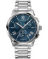 Men's Swiss Chronograph Madrigal Stainless Steel Bracelet Watch 42mm