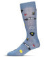 ფოტო #1 პროდუქტის Men's Police Novelty Crew Socks