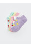 Фото #6 товара Baskılı Kız Bebek Patik Çorap 5'li