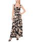 ფოტო #1 პროდუქტის Women's Tiered Ruffled Maxi Dress