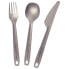 LIFEVENTURE Superlight Titanium Cutlery Set