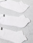 ASOS 4505 Icon 3 pack anti bacterial trainer sport socks in white weiß, M - EU 38-42 - фото #4