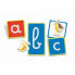 Montessori Clementoni Taktile Buchstaben Lernspiel zum Erlernen des Alphabets 26 grobe Buchstabenkarten ab 3 Jahren