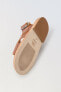 Фото #5 товара Кожаные сандалии со скрещенными ремешками ZARA