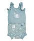 ფოტო #1 პროდუქტის Toddler Girls Happy Nappy Swimsuit with Swim Diaper