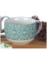 Фото #4 товара Damask Floral Set of 4 Jumbo Cups