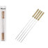 Фото #1 товара WOOOW! Set 4 Metal Skewers M/Wood 38.5 cm